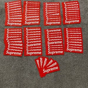 Supreme Box logo sticker Collection